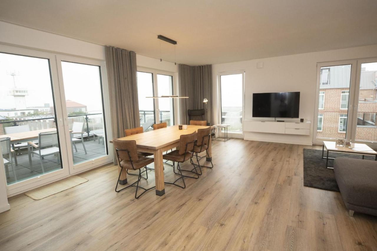 Ferienwohnung Penthouse Wangerooge, gigantischer Meerblick Exterior foto