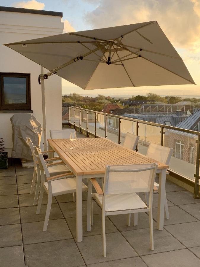 Ferienwohnung Penthouse Wangerooge, gigantischer Meerblick Exterior foto